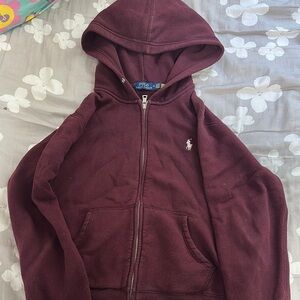 Polo by Ralph Lauren Kids Maroon Hoodie